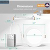 20 Pack 6 Inch Ultra-Thin LED Recessed Ceiling Light with