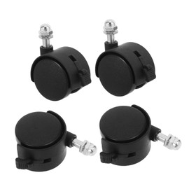 OKUMEYR Replacement Caster Wheels for Electric Oil Filled Heater Thread Swivel Casters with Brake for Radiators Furniture and Portable Equipment
