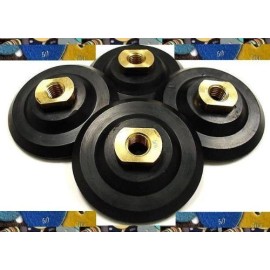 Roxx Tools 16 X 7 Inch Rubber Backer Pad 5/8-11 For Diamond Polishing Pads Stone Concrete