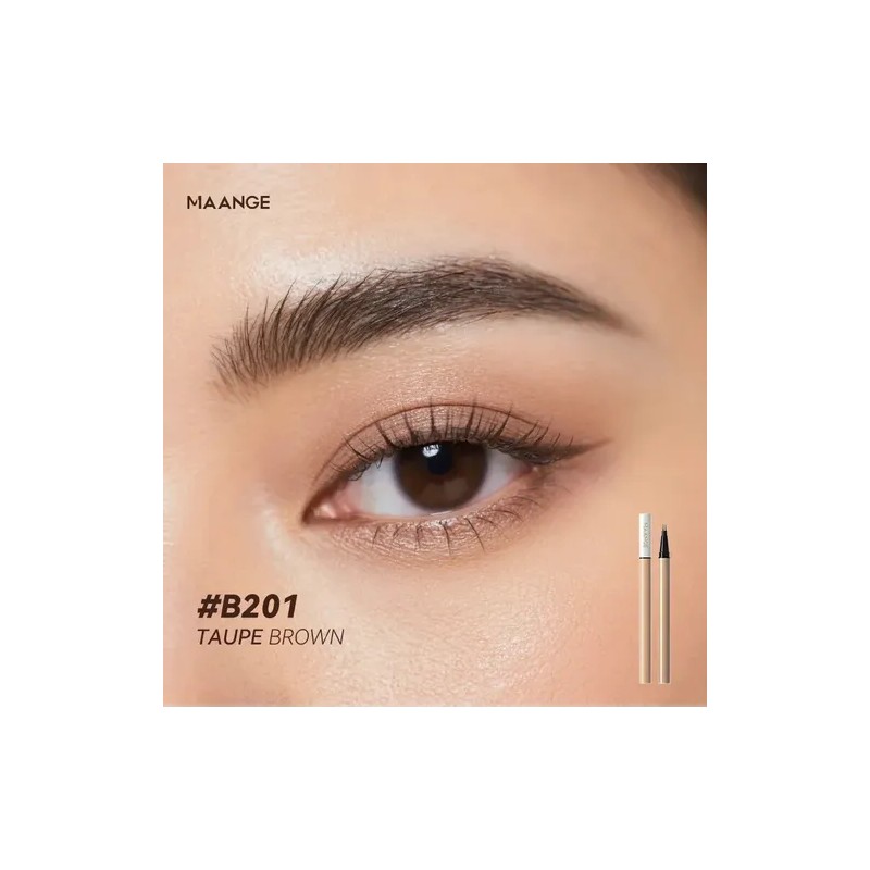 Lapiz Para Cejas,Delineador de Cejas LíQuido,Efecto 3D Waterproof,Natural Lapiz De