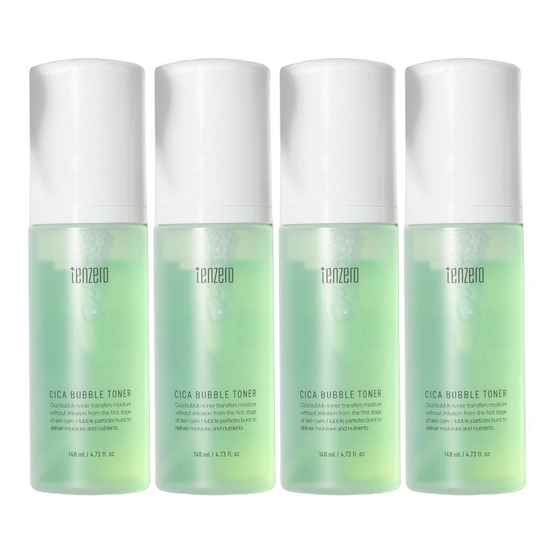 Ten Zero Subuji Cica Bubble Toner 140ml 4pcs Elasticity Texture
