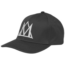 Mountain Horse Team Rider Cap Hat - Black - Traditional cap with a logo at center front