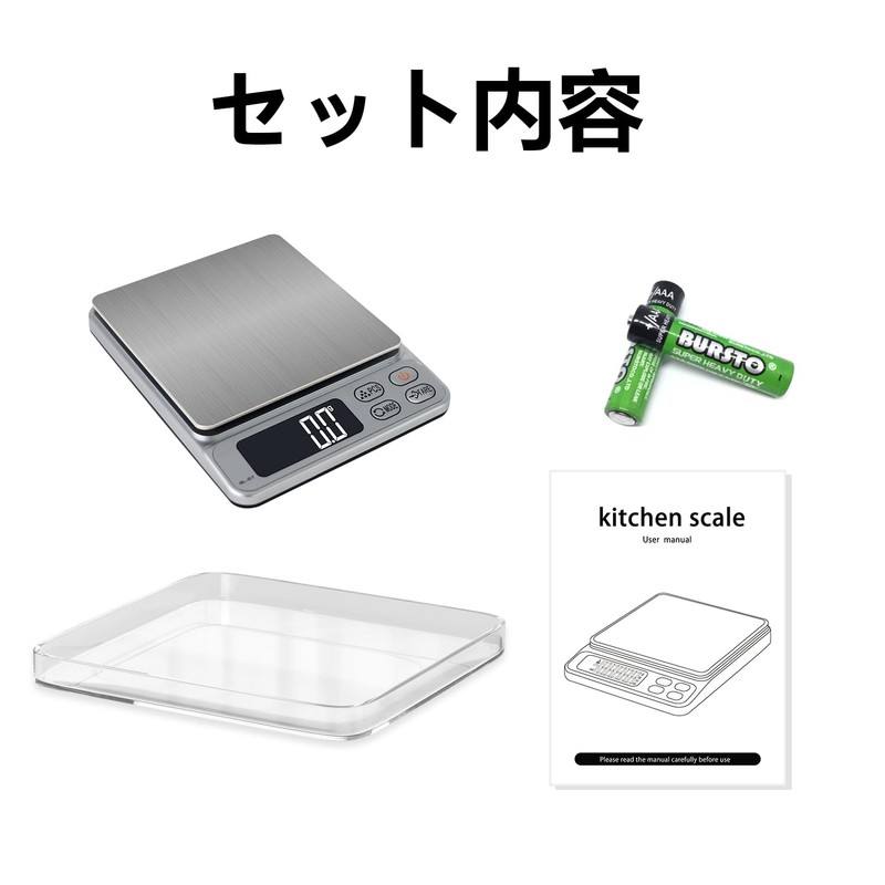 Scale Digital Scale Scale 3000 g Measuring Device 0.1 g