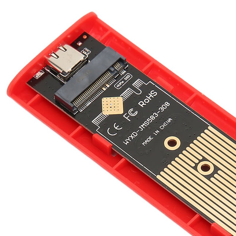 M.2 NVME SSD Enclosure 10Gbps High Speed Transmission PCIe NVMe