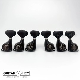 GOTOH NEW Gotoh SGL510Z-L5 Set Tuners 1:21 Gear Ratio LARGE Buttons 3x3 - BLACK SATIN