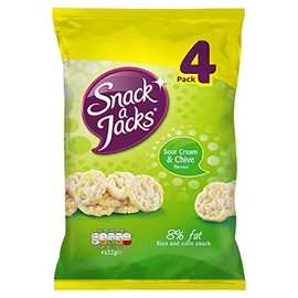 Snack A Jacks Sour Cream And Chive 4X22g