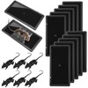 Qualirey 10 Pack 10 inch Sticky Mouse Traps with 6