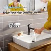 iBathUK Georgina Round Soap Dish, Stainless Steel Wall Mount Soap