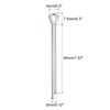 sourcing map Split Cotter Pin, 3mm x 40mm Stainless Steel