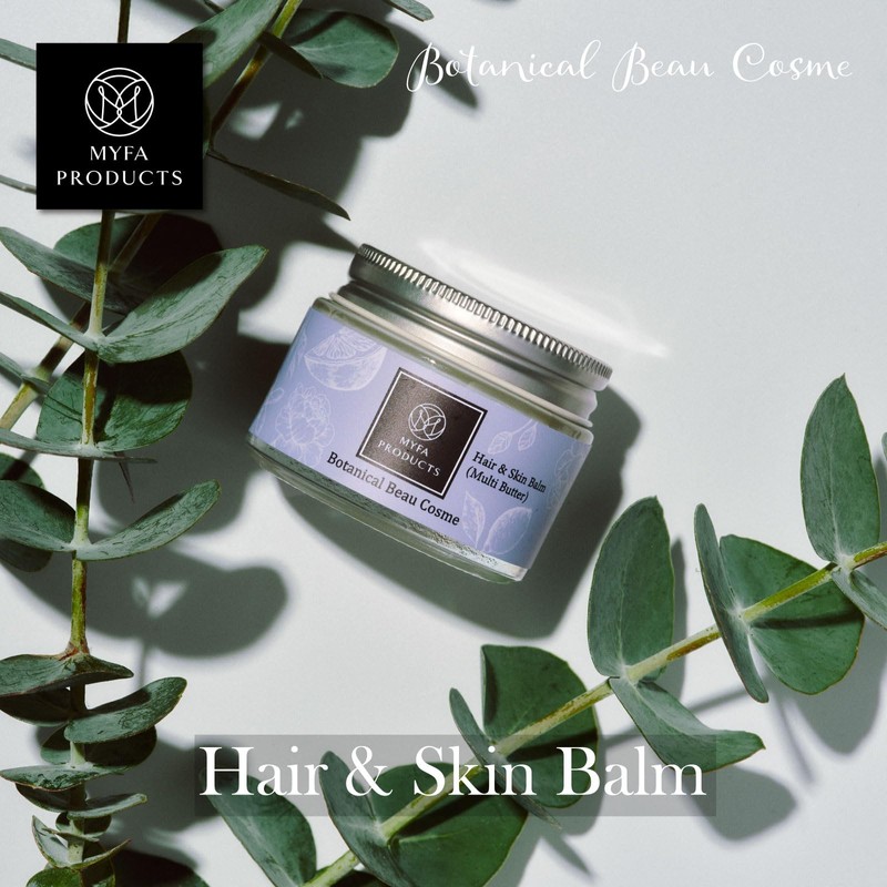 ヘアバーム ヘア＆スキンバーム マルチバター オーガニック ヘアワックス ヘアオイル トリートメント ヘアケア アレンジ スタイリング