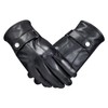 Pneito Men's Leather Gloves, Cold Protection, Leather, Genuine Leather, Thermal
