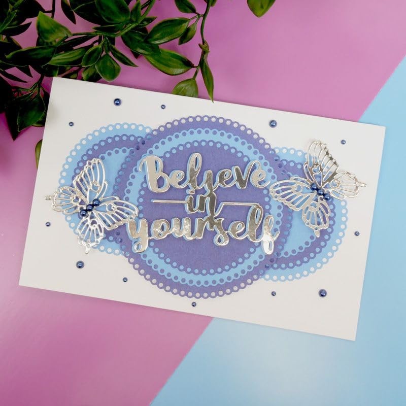 Hunkydory Moonstone - Scalloped Dots Nesting Circles - Craft Die