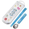 Skater CCA1AG-A Sanrio Doraemon Chopsticks and Spoon Set, Antibacterial, Line