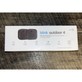 Blink  NEW! Blink Outdoor 4 Wire-free 2-pack smart security 4th Gen Camera System
