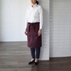 Seven Uniform Seven Uniform Apron Unisex CT2364 - burgendy