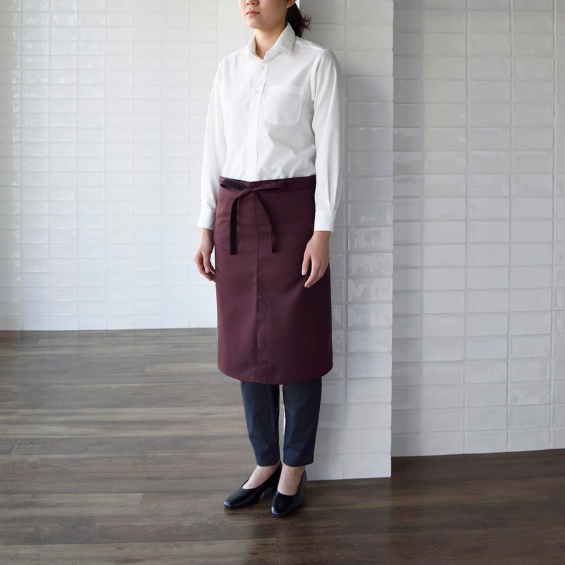 Seven Uniform Seven Uniform Apron Unisex CT2364 - burgendy