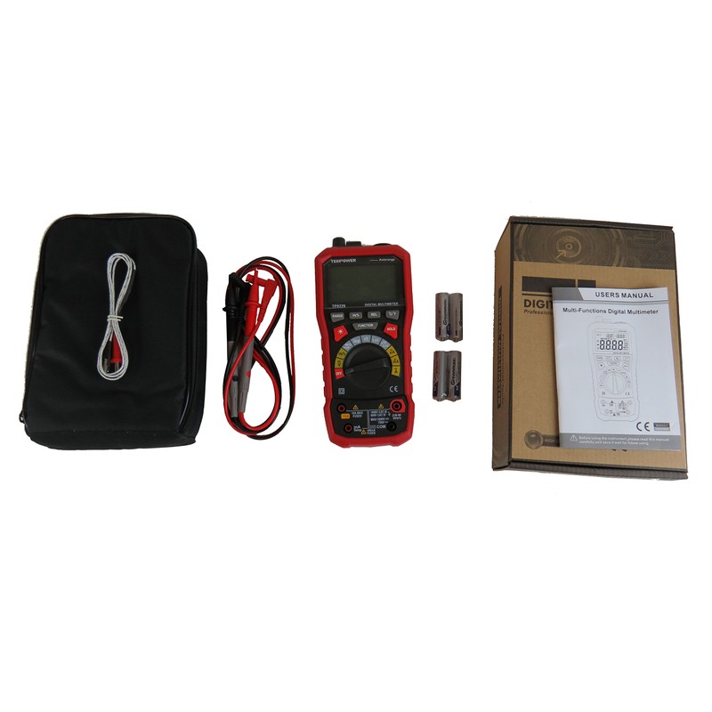 Tekpower TP8229 Auto-Range 5-in-1 Multi-functional Digital Multimeter,Lux,Sound Level and More,Better