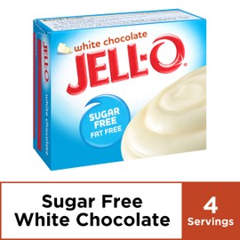 Jell-O Instant White Chocolate Sugar-Free Fat Free Pudding & Pie Filling Mix (1 oz Boxes, Pack of 24)