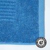 HOMESCAPES Imperial Plain Cobalt Blue Bath Mat 50 x 80