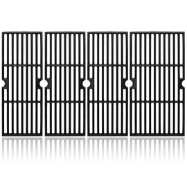 Adviace 18 Inch Cast Iron Grill Grates for Charbroil Performance 463243518, 463275517, 463243519, 463274619, 463274419, 463275717, 463274819. Cooking Grid Grates for Char-Broil Grill Replacement Parts