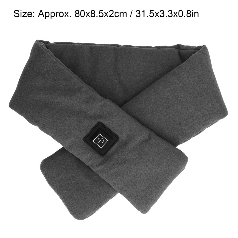 Heating Scarf Washable Skin Friendly Electric Heated Scarf with 3