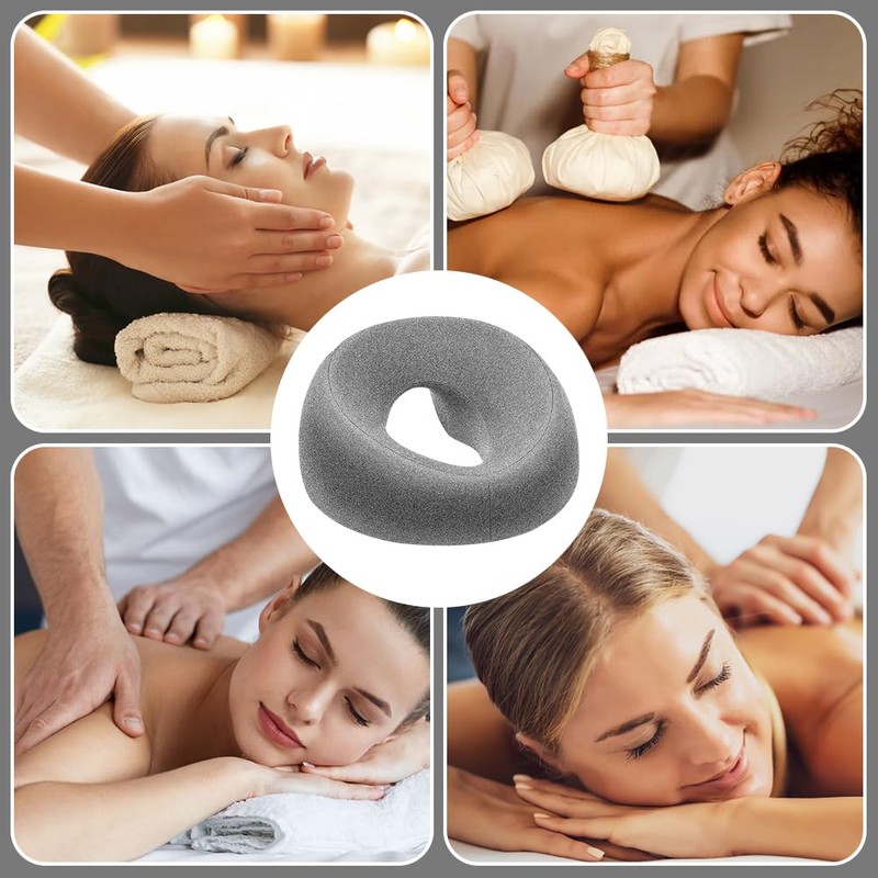 Massage Face Cradle Pillow, Massage Headrest for the Bed, Massage