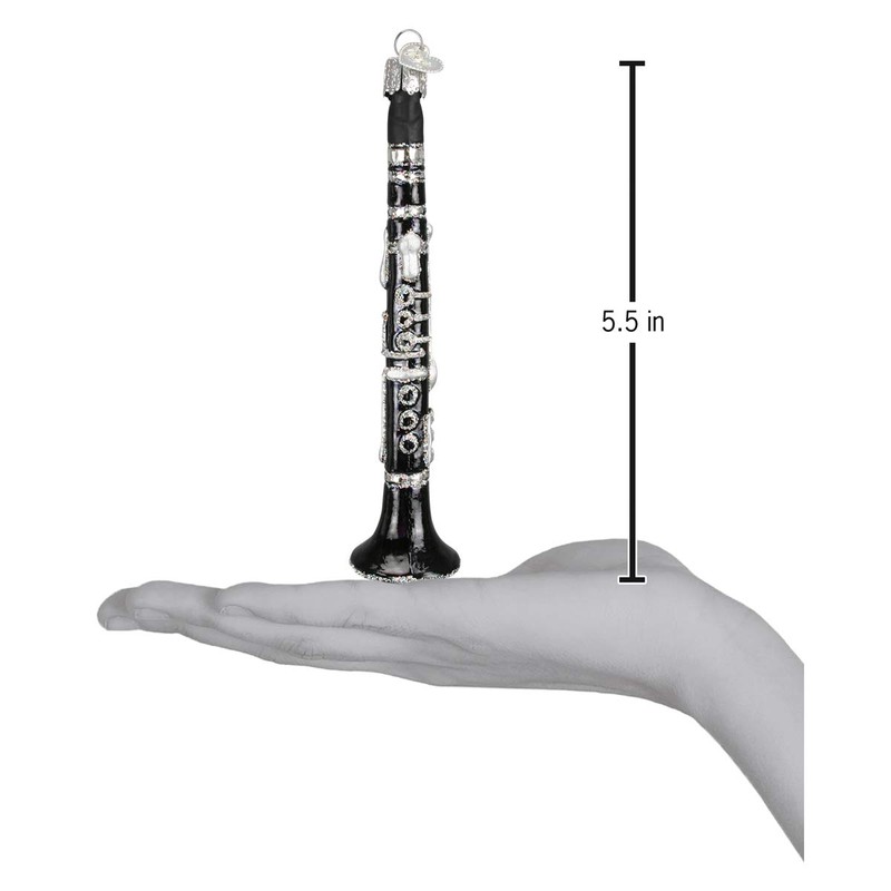 Old World Christmas Ornaments: Clarinet Glass Blown Ornaments for Christmas