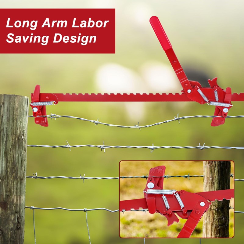 Heavy Duty Steel Wire Fence Stretcher Tool, All Purpose Wire