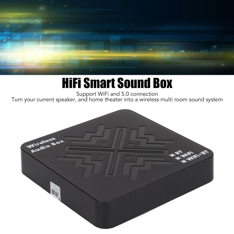 HiFi Wireless Sound Music Receiving Box WiFi Bluetooth 2 in