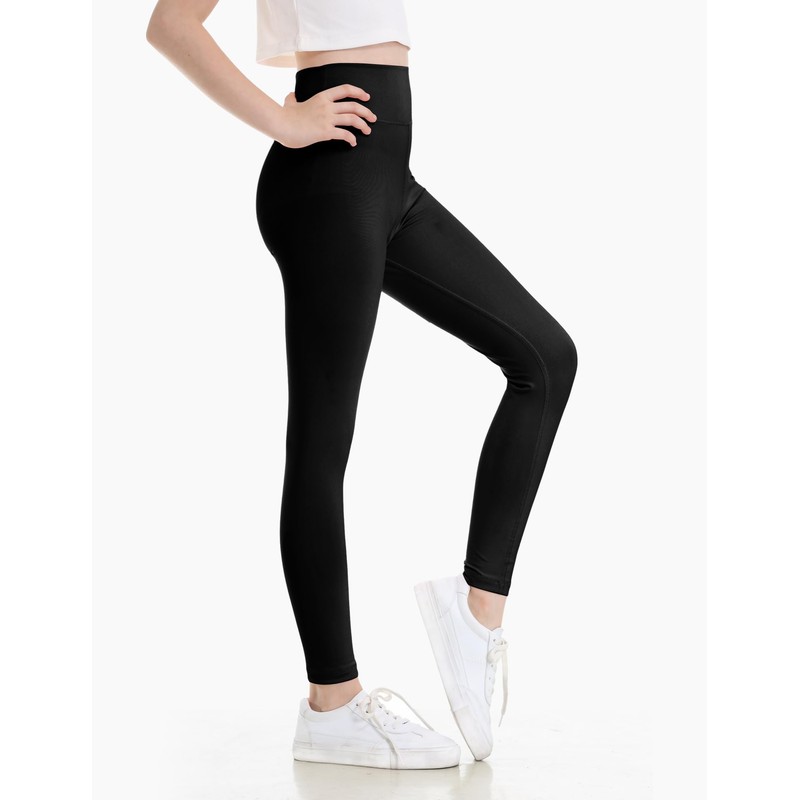 Jinhiteam Leggings for Girls 9-10 Years Old Dance Gym Ballet