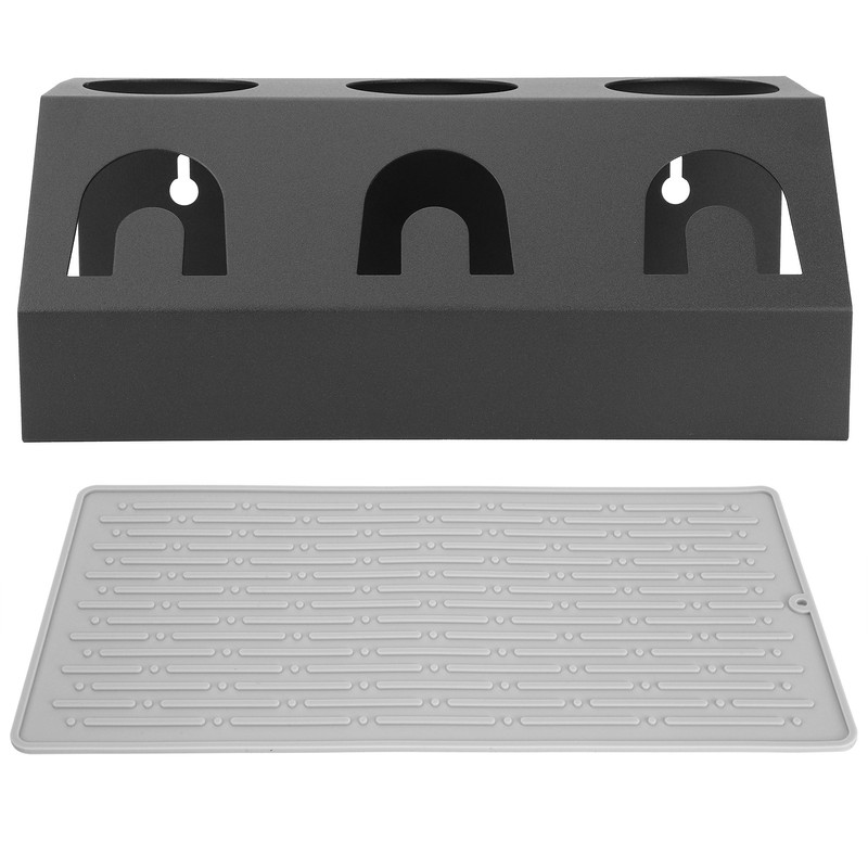 Household 3 Holes Bottle Drain Drying Rack Cup Holder Drainer
