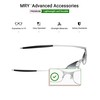 Mryok 2 Pair Replacement Earsocks Nosepieces Kits for Oakley Square