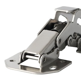 TamBee Cabinet Door Hinges Easy Installation 90 Degree Kitchen Concealed Cupboard Door Spring Buffer Hinges - No Slot Required 2-Pack