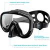 EMSINA Dry Snorkel Set,Panoramic Wide View,Anti-Fog Scuba Diving Mask,Professional Snorkeling