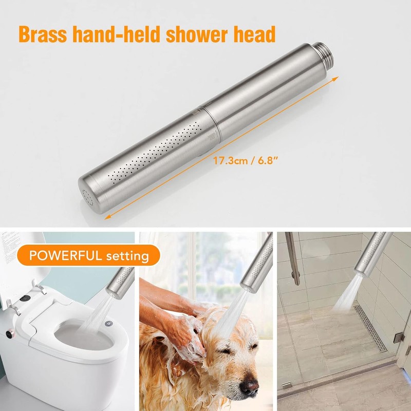 BESy Brass 2 In 1 Function Handheld Shower Head Set