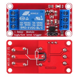 DIANN 10pcs DC 5V Relay Module 1 Channel Relay Board with Optocoupler Support High/Low Level Trigger
