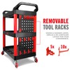 VViViD Detailing Tool Cart Heavy Duty with 3 Trays Surface
