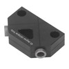 Woodworking Inclined Hole Fixture Black Aluminum Alloy 45 Degree Angle