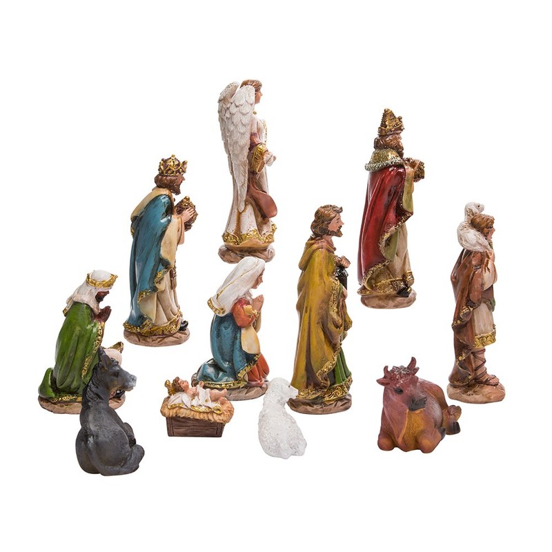 Kurt Adler 6" Nativity Set with 11 Figures