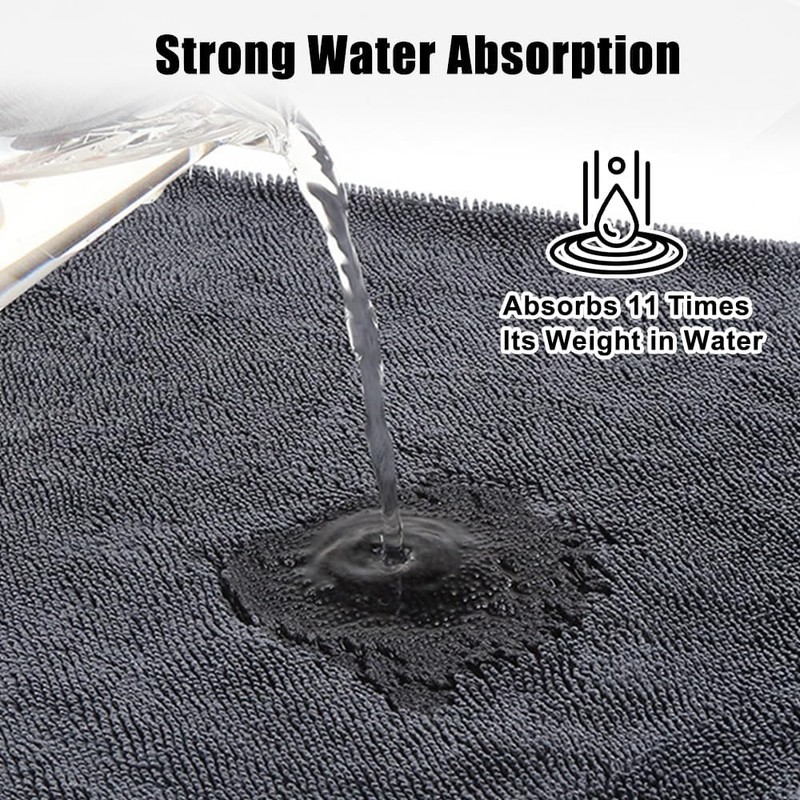 2 Pieces Magic Bathroom Drying Cloth, 40 x 40 cm