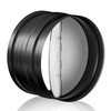 [Upgraded] Hon&Guan 6 Inch Backdraft Damper Draft Blocker, One-Way Airflow