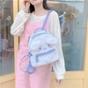 KFTHKOR Cute Backpack, Fluffy Backpack, Lovely Schoolbag Kawaii Girl Backpack