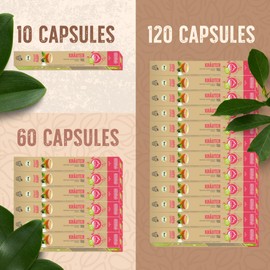 La Natura Lifestyle | Organic Herbal Tea | 100% Industrial Compostable² Tea Capsules | Environmentally Friendly | 60 Tea Capsules | for Nespresso®³ Capsule Machines