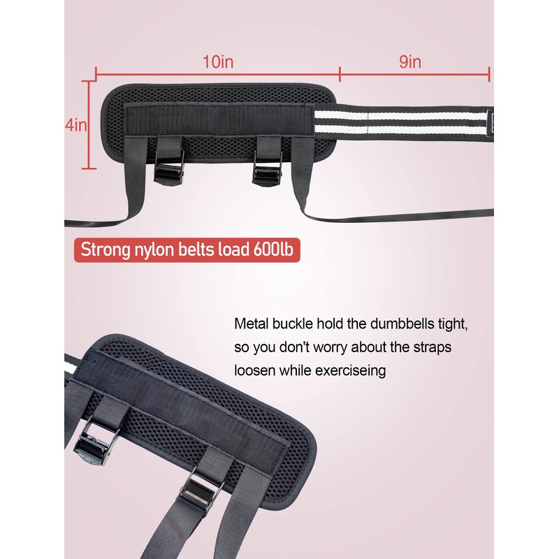 Adjustable Foot Weights Ankle Straps Dumbbell Attachment for Feet 1pc