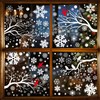 249 PCS Snowflake Window Clings, GeeRic Winter Decorations 6 Sheets