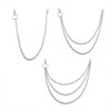 Nobrand COLORFULBLING 3 Pieces Jeans Chains Wallet Chain Pocket Chain