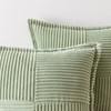 MIULEE Corduroy Cushion Covers Pack of 2 Decorative Modern Patchwork
