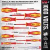 Insulated Screwdriver & Pliers Set: 14-Piece VDE Insulated Set 1000V