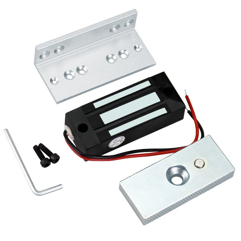 uoweky 60kg/132lbs Electronic Magnetic Lock Access Control DC12V Fail Safe