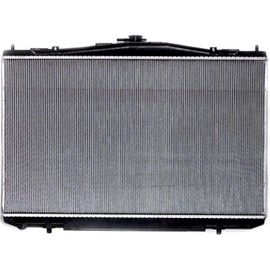 Lynol Cooling System Complete Aluminum Auxiliary Radiator Compatible With 2017-2020 Toyota Sienna Mini Van V6 3.5L Downflow Direct Replacement